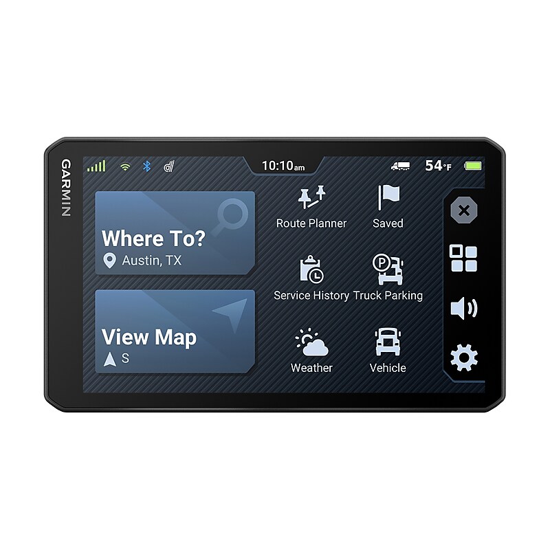 Garmin dezlCam OTR725 7" GPS Truck Navigator with Built-in Dash Cam, Black (010-02927-00) image 1
