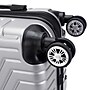 TUCCI SPETTACOLO Hardside Spinner Carry-On, TSA Checkpoint Friendly, Titanium Silver (T0722-20inTSLV)~#|#~36621FBA-B119-49FE-B087F474A9E10692_sc7
