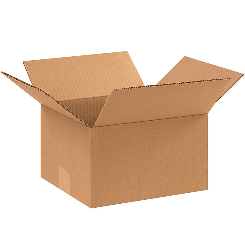 10" x 9" x 6" Shipping Boxes, 32 ECT, Brown, 25/Bundle (1096) image 1