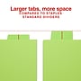Staples Large Tab Insertable Plastic Dividers, Multicolor, 8-Tabs (ST62973)~#|#~3664CB38-92F7-43E0-AA787C65DCBF6678_sc7