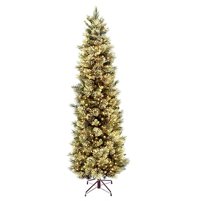 National Tree Company 7.5' Pre-Lit Carolina Pine Artificial Christmas Tree - Thumbnail 2