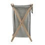 Household Essentials X-Frame 1-Section Collapsible Hamper with Lid, Cotton, Gray (6787-1)~#|#~3669064E-67A7-4D0C-8A55C209B5A6B7E4_sc7