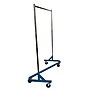 Nahanco 66" x 22" Single-Rail Garment Rack, Blue/Chrome (Z201) ~#|#~3669E21F-6932-4D03-BE38CBE46E0E4C15_sc7