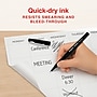 Staples Inspire Felt Tip Pen, Medium Point, 0.7mm, Black Ink, Dozen (ST63329)~#|#~367742D9-51B1-4F9C-A4F6AB28F3DA1209_sc7