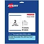 Avery Durable Removable Rectangle Multipurpose Labels, 5" x 7", White, 30/Pack (94258)~#|#~3678374C-D0BB-4CE0-A429D7983FD8082F_sc7