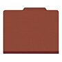 Medical Arts Press Pressboard Classification Folder, 2 Dividers, 2" Expansion, Letter Size, Red, 10/Box (DV-T42-26-3RED)~#|#~367927AC-269E-46DC-83D7A2D72B1629AE_sc7