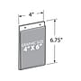 Azar Sign Holder, 4" x 6.75", Vertical, Wall Mounted, Clear, Acrylic, 10/Pack (162732)~#|#~3679D3BF-8211-49BD-A704638464524596_sc7