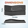 Delton KB250 Wireless Ergonomic Keyboard, Black (DKBE250-WB)~#|#~36814966-E4D9-4B4D-965E1AD13C6DCB64_sc7
