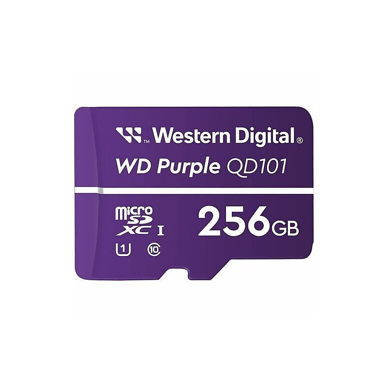 SanDisk Purple 256GB microSDXC Memory Card, Class 10, UHS-III, V30 (WDD256G1P0C-85AEL0) image 1