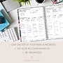 2027 Excello Brands Essential Pro Planner 8.5" x 11" Calendar Year Weekly & Monthly, Hardcover, Small Navy Floral~#|#~3686A0CB-C447-4FDB-93814156844FFE68_sc7