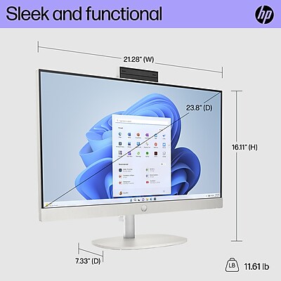 HP 24" All-in-One Touchscreen AI Desktop Computer