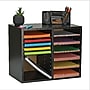 AdirOffice 500 Series 12 Compartment Literature Organizers, 20" x 11.8", Black, 2/Pack (500-12-BLK-2PK)~#|#~368BB088-D1B0-4B9B-8A05CFD49B79483D_sc7