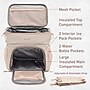 bentgo Prep Deluxe Insulated Multimeal Bag, 5-Compartment, Sand (BGPRPBAG-SD)~#|#~368E5D1D-9E26-4503-9D121497101E0CD0_sc7