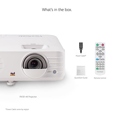 ViewSonic PX701-4K 4K UHD Home Theater Projector - Thumbnail 4