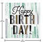 Creative Converting Minted Milestone "Happy Birthday" Paper Napkins, 192/Pack (372545)~#|#~3695BE80-53C2-46BA-84C8A9DDF546F15D_sc7