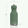 ASOBU Bestie Bottle Dinosaur Stainless Steel Vacuum Insulated Water Bottle, 16 oz., Green (ADNASBV44DI)~#|#~3695ED3A-88C3-45BD-8FFB4BD7B8CACC3D_sc7