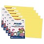 Prang 12" x 18" Construction Paper, Yellow, 50 Sheets/Pack, 5 Packs/Bundle (PAC8407-5)~#|#~3696899D-11BE-43FE-AD4744B1B60B4617_sc7
