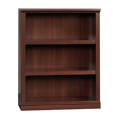 Sauder Select 44″H 3-Shelf Bookcase, Select Cherry (412808) Simolary simolary.com