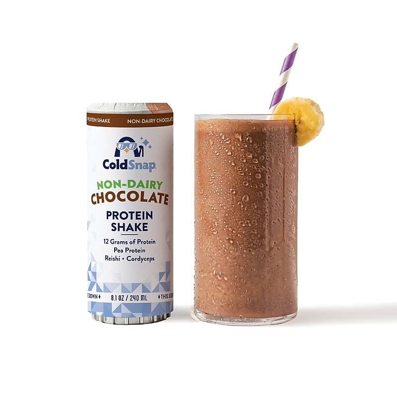 ColdSnap Chocolate Protein Shake Mix, Single Serve Pods, Dairy Free, 12 Pods/Pack, COLDSNAP MACHINE REQUIRED (100620) image 1