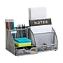 Mind Reader 7-Compartment Metal Desk Organizer File and Accessory Storage, Silver (JOEORG-SIL)~#|#~36978FEA-E001-4079-BF3F455FA0FB3201_sc7