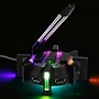 Enhance Pro Gaming Mouse Bungee Cable Holder, 4 Port Desktop USB Hub & 7 LED Modes, Black (ENPCGHB100BKEW)~#|#~369B1E1B-0931-4CF9-955CC9DA90592762_sc7