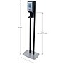 PURELL CS6 Automatic Floor Stand Hand Sanitizer Dispenser, Black/Chrome (7416-DS)~#|#~369DF773-E016-4A10-9A422D7843BA4DE4_sc7