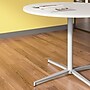 Bush Business Furniture 42" Round Conference Table, White (99XTB42RWH)~#|#~369E6F7F-E9E5-4E59-8CDDBCF7E5E78156_sc7