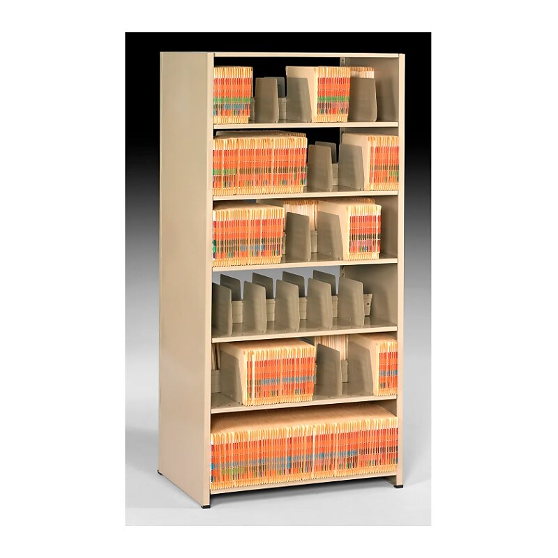 Tennsco Snap-Together Shelving, 48x76", 6 Shelves, Closed Add-On Unit image 1