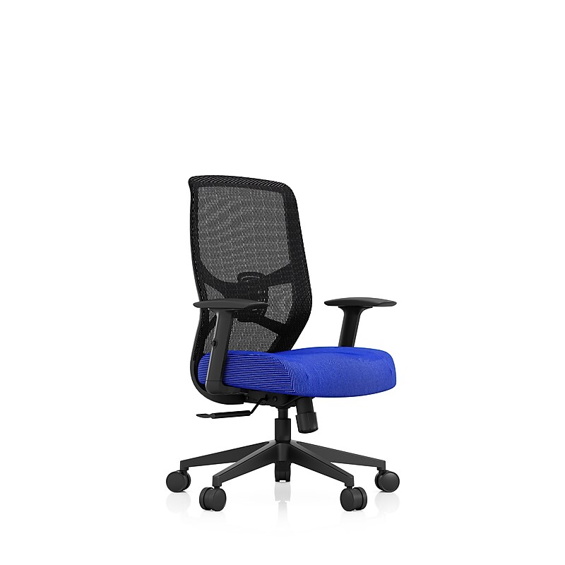 Tempur-Pedic ProTask Mesh/Fabric Swivel Executive Task Chair, Blue (TP-PROTASK-BLU) image 1