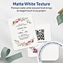 Avery Rounded Corners Invitation Cards , 5" x 7", Matte White, 20/Pack (19479399769)~#|#~36A91AC6-A853-4696-B3F5FAD384A2969C_sc7