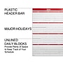 2024 Staples 24" x 36" Wall Calendar, Red/Black/White (ST53999-24)~#|#~36A9B656-A2FC-4DEC-B38A48B543954F48_sc7