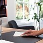 Smead Large Vegan Leather Anti-Slip Faux Leather Desk Pad, 36" x 17", Charcoal (SMD64828)~#|#~36AB2A0A-1805-4E7B-A98F88428F8E6861_sc7