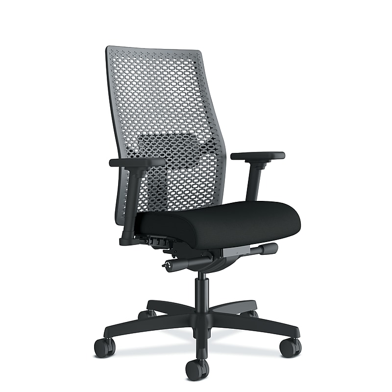 HON Ignition 2.0 Mesh Back Fabric Task Chair, Black (HONI2MRL2AC10TK) image 1