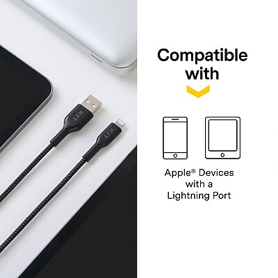 NXT Technologies Braided Lightning to USB Cable - Thumbnail 5