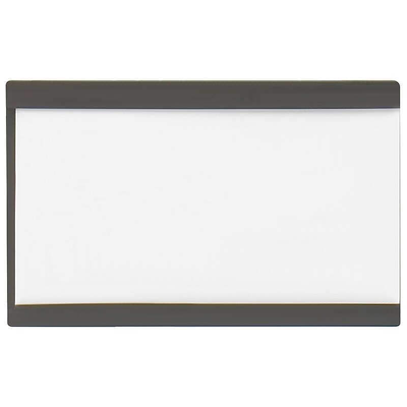 Magnetic "C" Channel Label Holders, 2" x 3", Black, 25/Carton (LH193) image 1