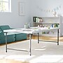 Flash Furniture Paige Rectangle Kid's Plastic Folding Table, 29"W x 60"D x 18.75"H, Granite White (RB3060FHKIDWH)~#|#~36AFC091-4B35-4B46-90D91BB01FEBC7A2_sc7