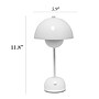 Simple Designs Mushroom Magic LED Table Lamp, White (LD1069-WHT)~#|#~36AFE963-B8A8-4102-8A09829A7FCBF9E7_sc7