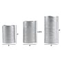 Lavish Home Flameless LED Candles, Silver, 3/Set (80-FC1003)~#|#~36B0C9C5-0753-4D90-86F07B093CB67F5E_sc7