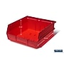 Triton Products LocBin Stackable Storage Bin, 5" x 11" x 10.87", Red, 6/Pack (3-235R)~#|#~36B12262-5950-4D5C-B76130B63E999F4A_sc7