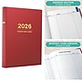 2026 Global Printed Products Professional Diary 6" x 8" Daily Planner, Paperboard Cover, Red (SDCY26-68-RD)~#|#~36B3B23B-3B5F-4695-A365BF38B8A1F8D6_sc7