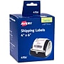 Avery Thermal Shipping Labels, 4" x 6", Matte White, 220 Labels/Roll (4156)~#|#~36B467CE-4BDE-4411-8261001D0FC7164B_sc7