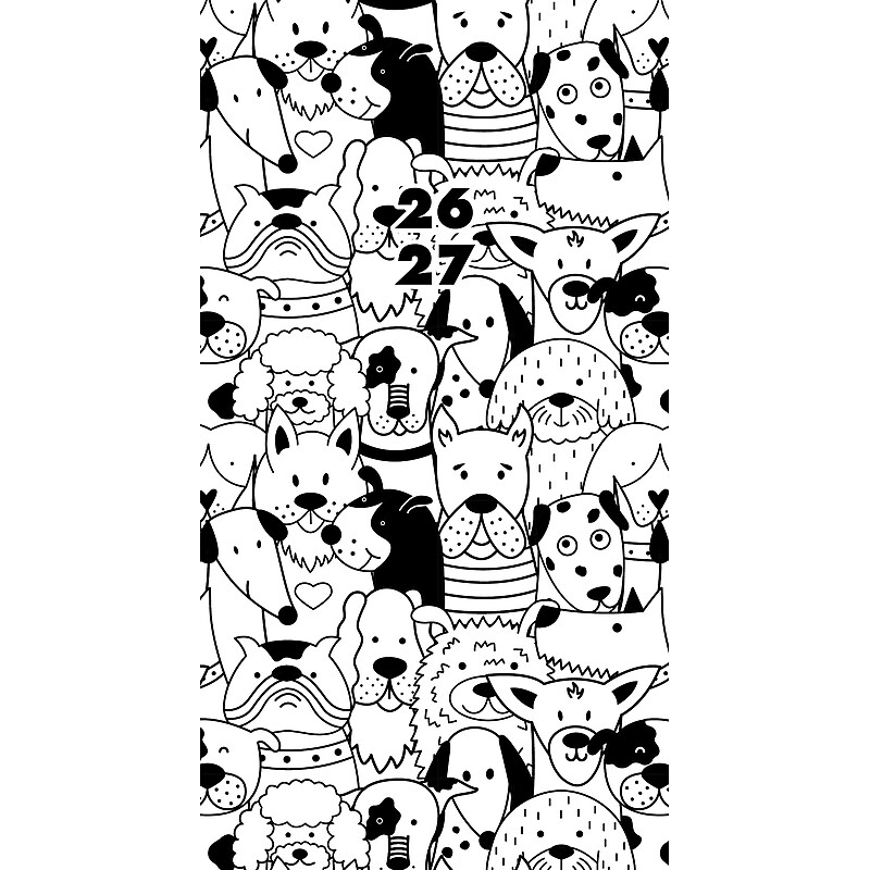 2026-2027 Willow Creek Woof 3.5" x 6.5" Monthly Planner Cover (57704X) image 1