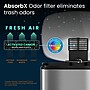 iTouchless SoftStep Stainless Steel Indoor Step Trash Can with Lid, 13.2 Gallon, Silver (PC13RSS)~#|#~36B75635-52B1-4894-AEC9A961A8A36456_sc7