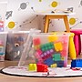 Iris 36 Quart Snap Top Plastic Snap Closure Storage Bin, Clear, 6/Pack (585105)~#|#~36BBE1BA-B595-471C-850ED42A742C31B4_sc7