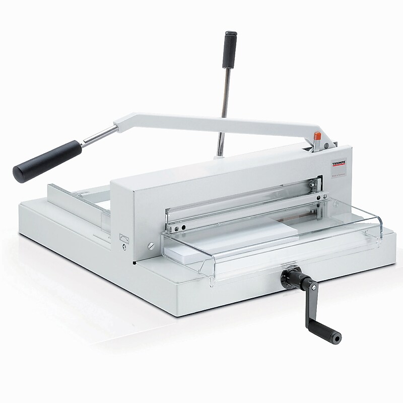 Triumph 4305 16 7/8" Guillotine Paper Cutter, White (CU0450) image 1