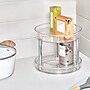 iDESIGN 2-Tier Rotating Desktop Lazy Susan Organizer, Clear/Chrome (40109)~#|#~36C2C625-7C18-4F37-B58BBAD136A3ED92_sc7
