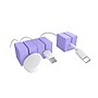Function101 Cable Blocks, Magnetic Cable Organizers, Purple, 3/Pack (F101-CBXP3)~#|#~36C316AF-ECA2-4C93-8CF180A1D816D0AC_sc7
