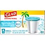 Glad 4 Gallon Drawstring Kitchen Trash Bag, Febreze Freshness Beachside Breeze Scent, Blue, 80 Total Bags (79155)~#|#~36C32A5C-E0FD-4913-ABC19AB3CE63176D_sc7