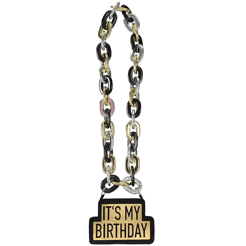 Party City It's My Birthday Necklace, Multicolored (AM3903902-NS) image 1