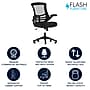 Flash Furniture Kelista Ergonomic Mesh Swivel Mid-Back Task Office Chair, Black (BLX5MBK)~#|#~36CA49C3-6D91-43C4-BADE5B3C941F09E9_sc7